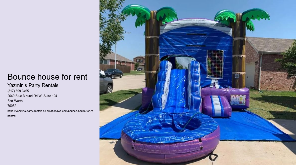 Jumpstart Your Celebration: Rent a Bounce House for Endless Fun!