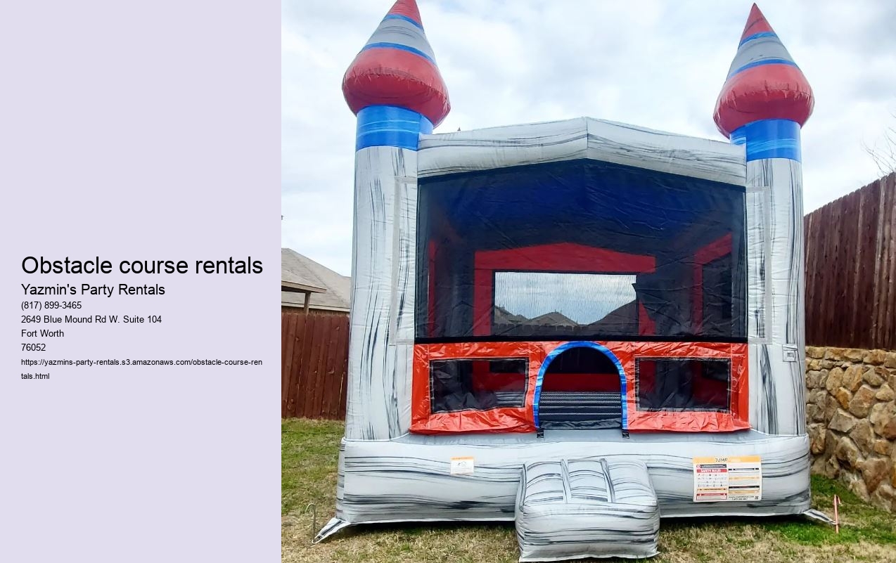 Obstacle course rentals